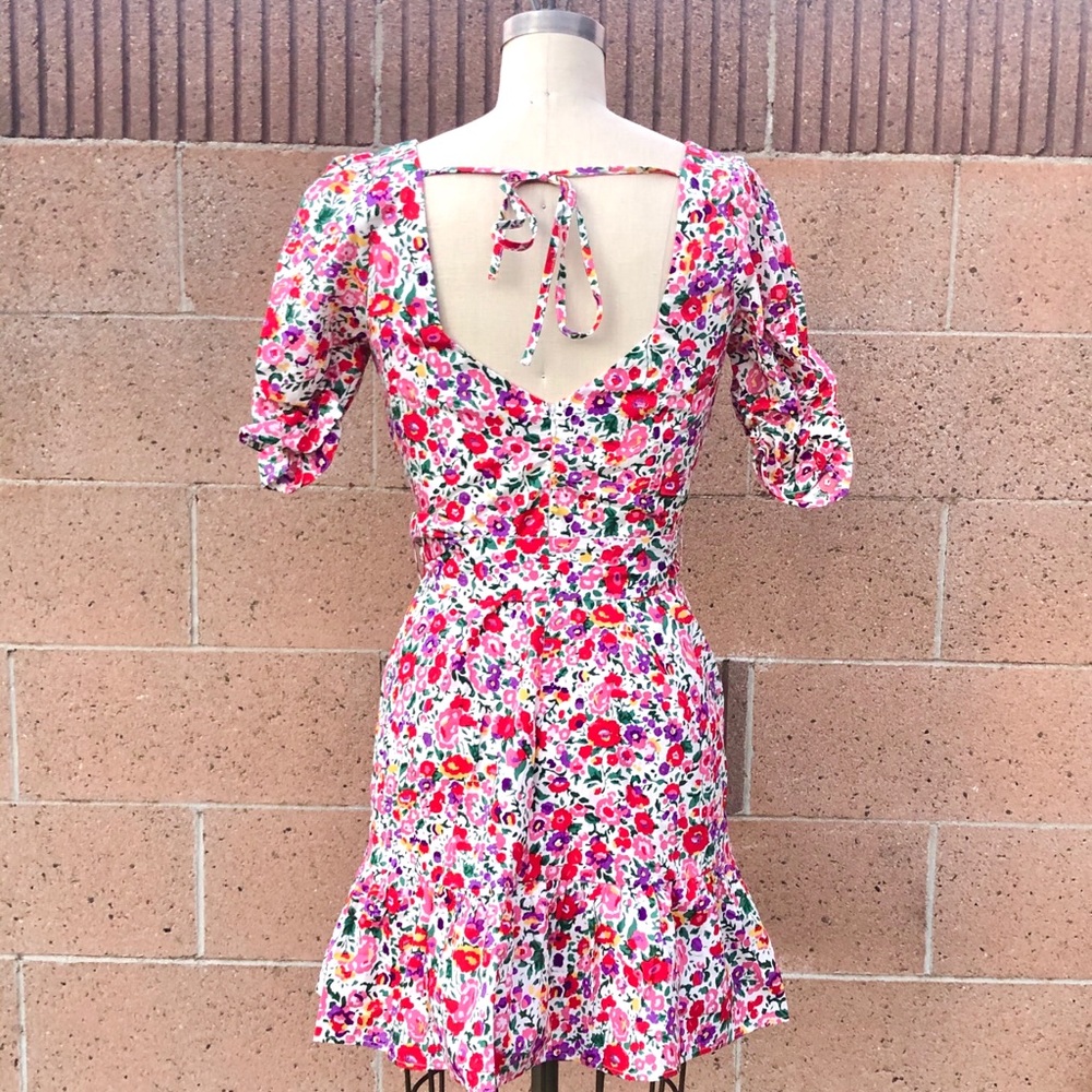 Sweetheart Floral Print Dress - Picture 13 of 13